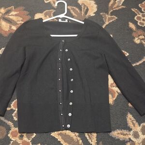 *LAST DAY* Black Button-Up Cardigan